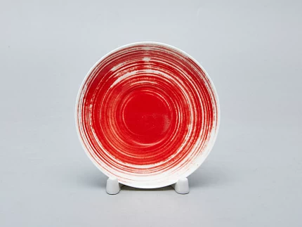 Чашка с блюдцем форма Ландыш рисунок Снеговик, арт. 81.28061.00.1