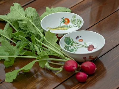 Салатник 120 мм, форма Утро рисунок Мамина Дача, арт. 80.48019.00.1