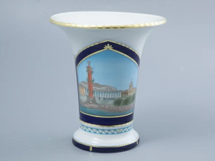 Ваза форма Ампирная рисунок Невские берега, арт. 80.44194.00.1, 