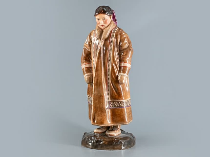 Скульптура Народности России Вогульская женщина арт. 82.78573.00.1