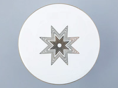 Подарочный набор шкатулка форма Идиллия рисунок Индиго арт. 81.32124.00.1