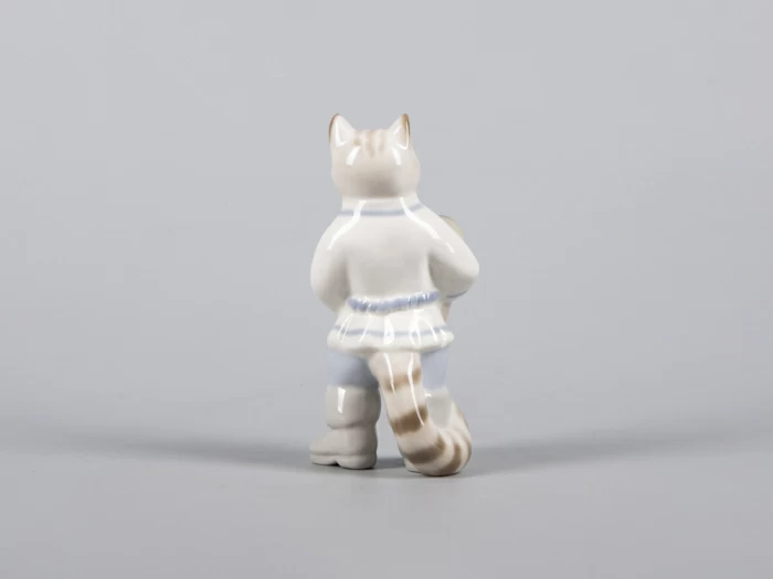 Скульптура  Кот с петушком Друзья арт. 82.43057.00.1, 