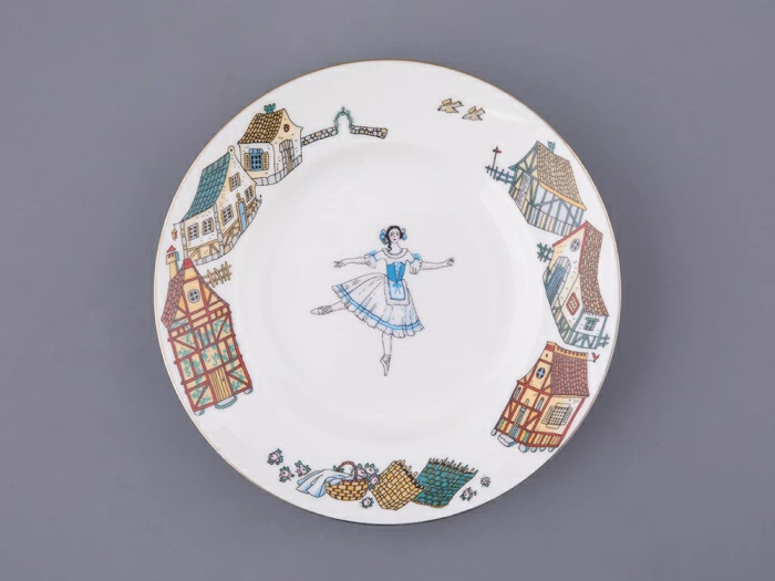 Трехпредметный комплект 165 мл форма Майская рисунок Балет Жизель, арт. 81.17154.00.1, 