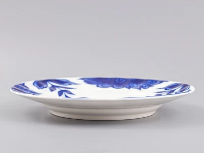 Тарелка мелкая 180 форма Шатровая рисунок Флер, арт.80.99810.00.1