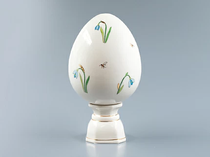 Яйцо пасхальное на подставке, рисунок Цветы, арт 80.91303.00.1 Яйцо пасхальное на подставке, рисунок Цветы, арт 80.91303.00.1