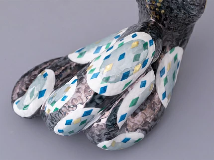 Скульптура форма Кобра, большой размер, в подарочной упаковке, рисунок Серебряная змейка, арт. 81.32811.00.1 Скульптура форма Кобра, большой размер, в подарочной упаковке, рисунок Серебряная змейка, арт. 81.32811.00.1