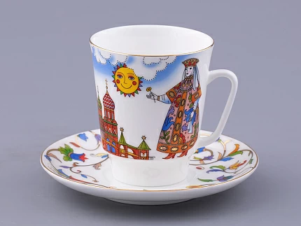 Чашка с блюдцем форма Майская рисунок Московский Собор, арт. 81.32623.00.1