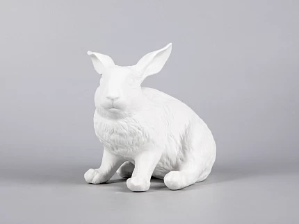 Скульптура Кролик домашний Белый арт. 81.30991.00.1