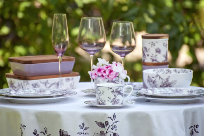 Салатник 160 мм форма Восточная Рисунок Monplaisir Violet, арт. 80.48341.00.1, 