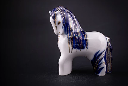 Скульптура Конь Шелковая грива, арт 62.21705.00.1