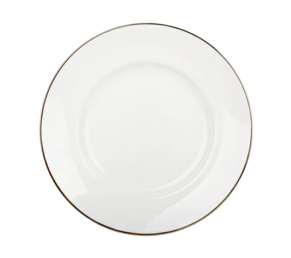 Тарелка мелкая 155 мм форма Гладкая рисунок Золотой кантик арт. 80.06317.00.1, 