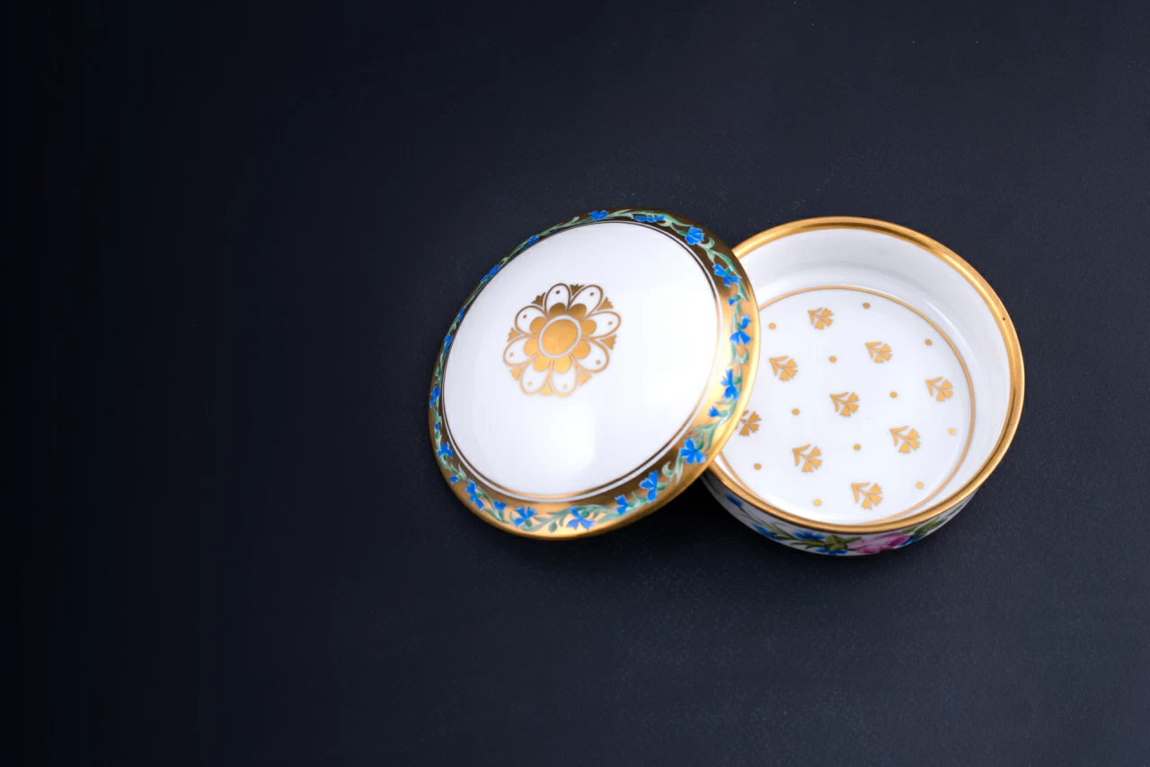 Шкатулка Райский сад, на форме Круглая, арт 45.03150.00.1, 