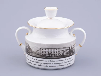 Сервиз чайный на 6 персон 15 предметов, форма Банкетная рисунок Великолепный Невский, арт. 81.32683.00.1, 