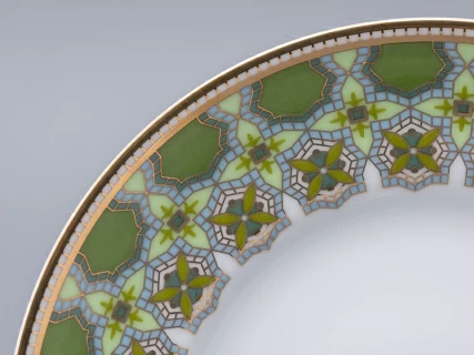 Чашка с блюдцем 250 мл в подарочной упаковке форма Соло рисунок Можжевельник ароматный, арт. 81.33953.00.1, 