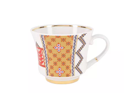 Чашка с блюдцем чайная 220 мл форма Банкетная рисунок Рушник арт. 81.28337.00.1