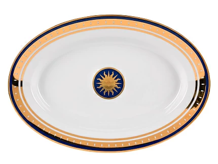 Сервиз столовый форма Европейская-2 рисунок Звезды Москвы, 6 персон 24 предмета, арт. 81.27313.00.1