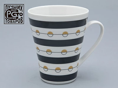 Бокал форма Колокол рисунок Балтийский берег 3, арт 80.45176.00.1