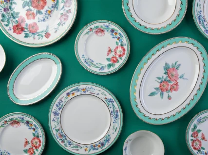 Сервиз столовый форма Премиум Рисунок Улыбка флоры, 6 персон 24 предмета арт. 81.30749.00.1, 