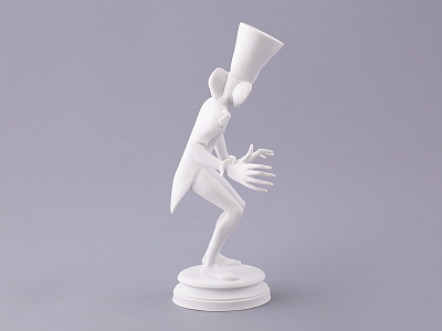 Скульптура в подарочной упаковке, форма Карнавал 3, рисунок Белый, арт. 81.33715.00.1