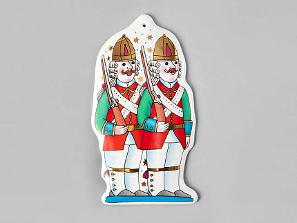 Елочная игрушка рисунок Солдатики арт. 80.38546.00.1