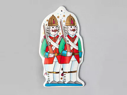 Елочная игрушка рисунок Солдатики арт. 80.38546.00.1