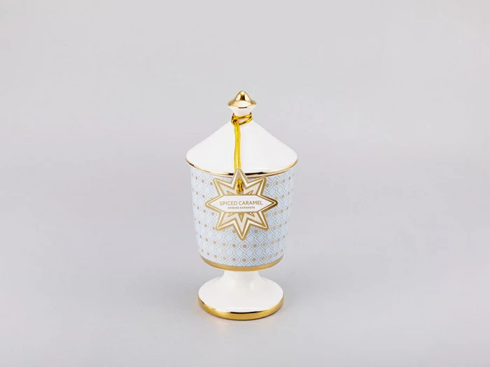 Подарочный Набор Свеча ароматическая рисунок Азур 2 аромат Пряная карамель, арт. 81.30998.00.1, 