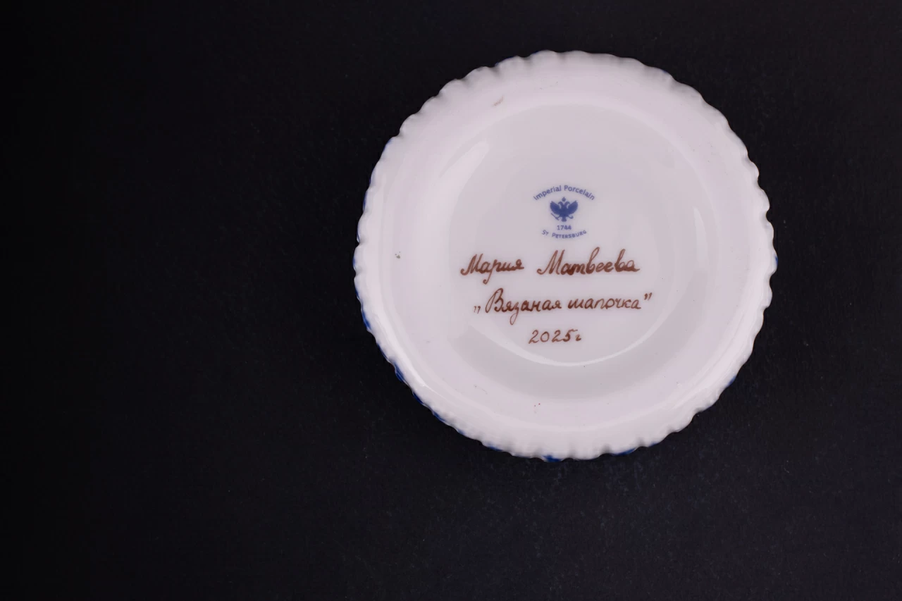 Шкатулка Детская шапочка, рисунок Вязаная шапочка, арт 60.16445.00.1, 