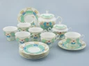 Сервиз чайный форма Айседора рисунок Аквамарин 6 персон 14 предметов арт. 81.30906.00.1,  Сервиз чайный форма Айседора рисунок Аквамарин 6 персон 14 предметов арт. 81.30906.00.1,