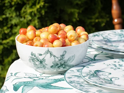 Салатник 160 мм форма Восточная Рисунок Monplaisir Green, арт. 80.48344.00.1