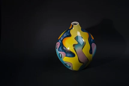 Ваза Наргиза на форме Круглая арт 60.13476.00.1 Ваза Наргиза на форме Круглая арт 60.13476.00.1