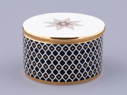 Шкатулка в подарочной упаковке, форма Идиллия, рисунок Неро 2, арт 81.32912.00.1, 