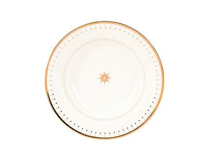 Тарелка глубокая 235 мм форма Стандартная 2 рисунок Азур золотой арт. 80.93400.00.1