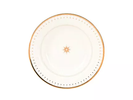 Тарелка глубокая 235 мм форма Стандартная 2 рисунок Азур золотой арт. 80.93400.00.1