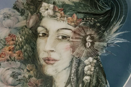 Блюдо декоративное 450 Круглая Лето. Alisan. Из серии Времена года арт. 40.00751.00.1