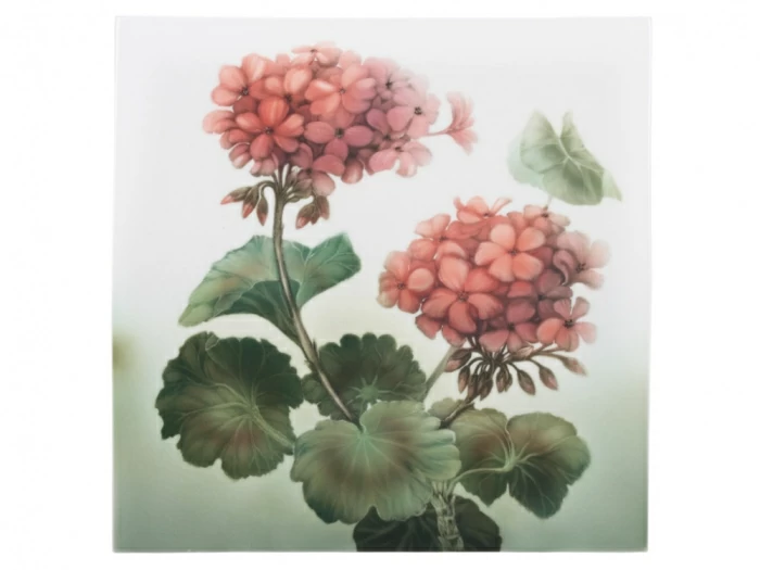 Пласт 350х350 форма Квадратный рисунок Герань арт. 80.89096.00.1, 