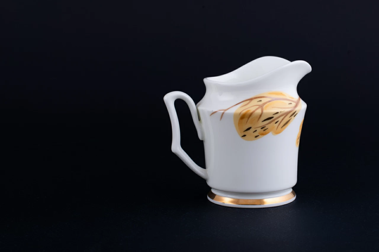 Сливочник Воспоминание о Петродворце на форме Юлия, арт 60.06578.00.1,  Сливочник Воспоминание о Петродворце на форме Юлия, арт 60.06578.00.1,