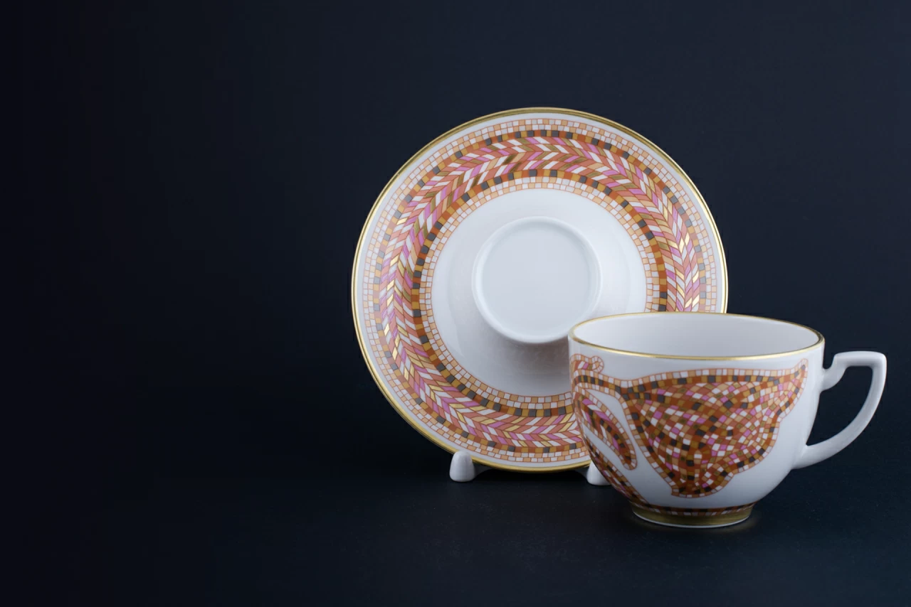 Сервиз чайный Дивный сад. День, на 6 персон, 14 предметов на форме Анданте арт 81.30457.00.1, 