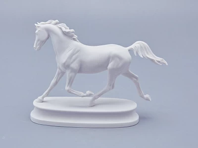 Скульптура в подарочной упаковке, форма Конь Арабской породы, рисунок Белый арт. 81.18628.00.1