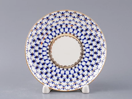 Чашка с блюдцем кофейная 165 мл форма Майская рисунок Кобальтовая сетка арт. 81.14574.00.1