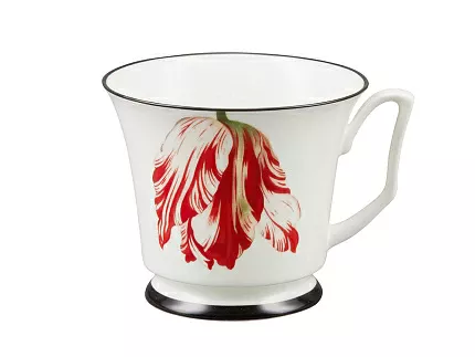 Подарочный набор чашка с блюдцем, форма Юлия рисунок Сысоев. Волшебный сад III арт. 81.30914.00.1