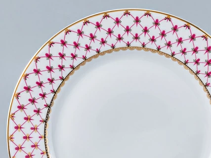 Сервиз столовый форма Молодежная рисунок Сетка-Блюз-2, 6 персон 24 предмета, арт. 81.26393.00.1, 