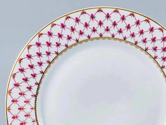 Сервиз столовый форма Молодежная рисунок Сетка-Блюз-2, 6 персон 24 предмета, арт. 81.26393.00.1, 