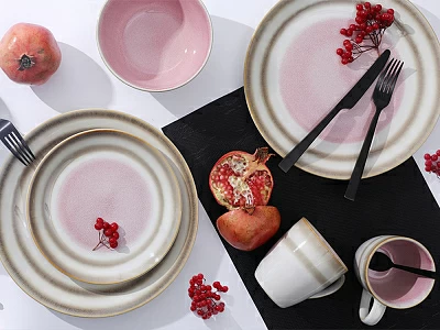 Набор Душевная кухня рисунок Розовый рай арт. 42.00053.00.1