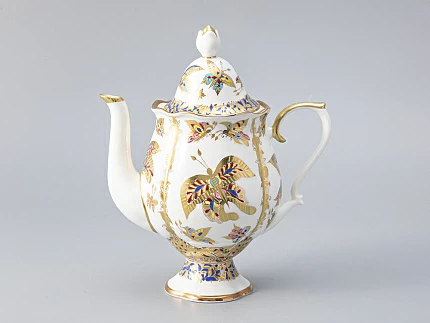 Сервиз кофейный форма Наташа рисунок Фантастические бабочки, 6 персон 14 предметов, арт. 81.21238.00.1 Сервиз кофейный форма Наташа рисунок Фантастические бабочки, 6 персон 14 предметов, арт. 81.21238.00.1