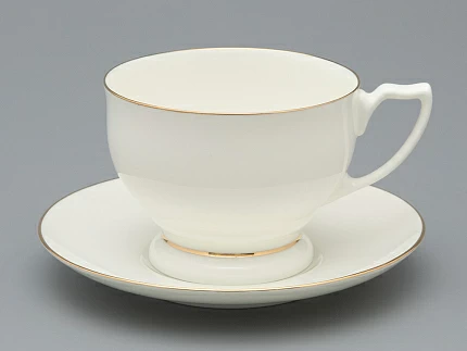 Сервиз чайный форма Жемчужина рисунок Золотая лента, 6 персон 14 предметов, арт. 81.26223.00.1 Сервиз чайный форма Жемчужина рисунок Золотая лента, 6 персон 14 предметов, арт. 81.26223.00.1