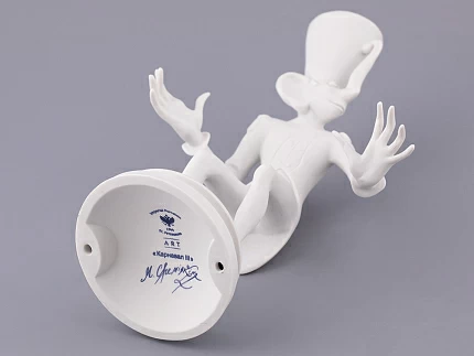 Скульптура в подарочной упаковке, форма Карнавал 3, рисунок Белый, арт. 81.33715.00.1