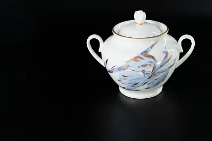 Сахарница Любимые цветы модерна на форме Весенняя, арт 60.14789.00.1