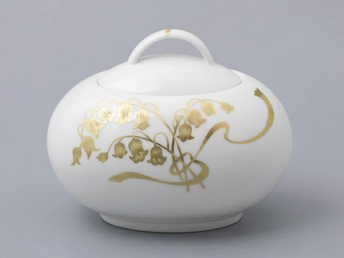 Сервиз чайный на 6 персон, 15 предметов, форма Оливия, рисунок Нежный ландыш, арт 81.31430.00.1, 