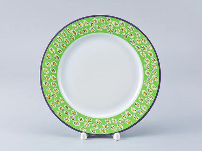 Тарелка мелкая 215 мм форма Европейская-2 рисунок Цветная Пасха арт. 80.98859.00.1, 