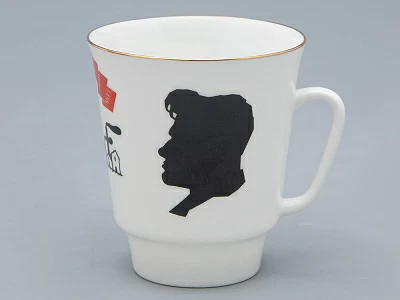 Чашка с блюдцем 165 мл форма Майская рисунок Русские писатели Маяковский, арт. 81.32128.00.1 Чашка с блюдцем 165 мл форма Майская рисунок Русские писатели Маяковский, арт. 81.32128.00.1